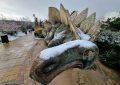 В Севастополе 30 марта выпал снег